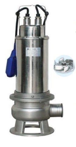 WATER SOUND WQ20-14-2.2 -3 HP-380V- KOMPLE PASLANMAZ FOSEPTİK DALGIÇ POMPA