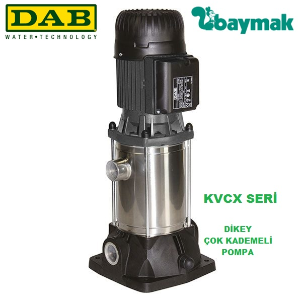 Dab  KVCX  15-30 T      0.25 kW  380V   Dikey Milli Çok Kademeli Santrifüj Pompa