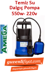 AMEGA TOP 550 550w 220v Plastik Gövdeli Drenaj Dalgıç Pompa