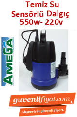 AMEGA TOP-BX550 550w 220v Gizli Flatörlü Drenaj Dalgıç Pompa