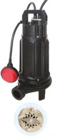 WATER SOUND VHG100/32 -1 HP-380V- DÖKÜM GÖVDELİ PARÇALAYICILI ATIK SU POMPA