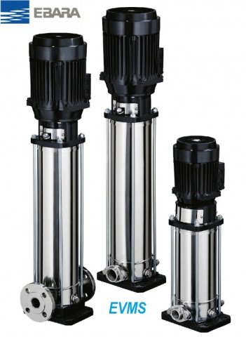 Ebara EVMSL20  14F5/18.5    25Hp 380V  Dikey Milli Çok Kademeli Paslanmaz Çelik İnline Pompa (AISI 316)