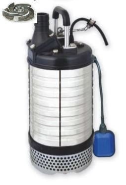 WATER SOUND KS45.5F -7.5 HP-380V- ENDÜSTRİYEL TİP UZUN ÇALIŞMAYA DAYANIKLI PASLANMAZ DRENAJ DALGIÇ POMPA