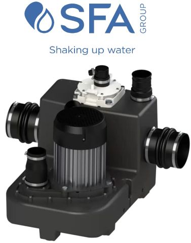 SFA SANICUBIC 1 GR HP TEK POMPALI BIÇAKLI MONOFAZE ATIK SU GRİ VE FOSEPTİK SU TERFİ İSTASYONU