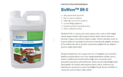 BioWave  BR-0 301   10 Litre Foseptik Pis ve Kötü Koku Giderici