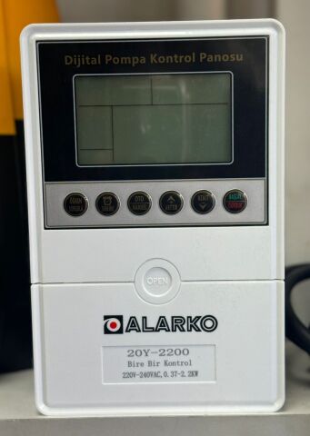 Alarko 20 Y-2200 MONOFAZE 0.5hp - 3hp 220v Dijital Dalgıç Pompa Hidrofor Kontrol Panosu (Elektronik)