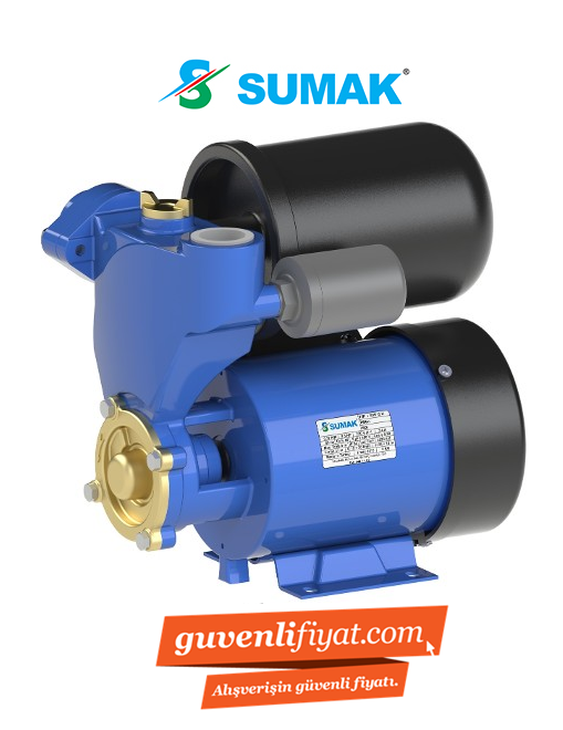 SUMAK SM7-S H 0.5 HP 220V SICAK SU BASINÇ MİNİ HİDROFOR