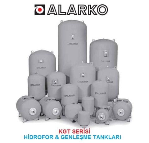 Alarko KGT 3000D 3000 Litre 10 Bar Dikey Kapalı Tip Hidrofor ve Genleşme Tankı