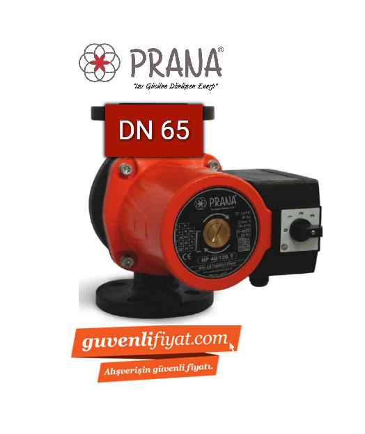 PRANA HP 65/120-340 T DN 65 380V ÜÇ HIZLI FLANŞLI TİP SİRKÜLASYON POMPASI