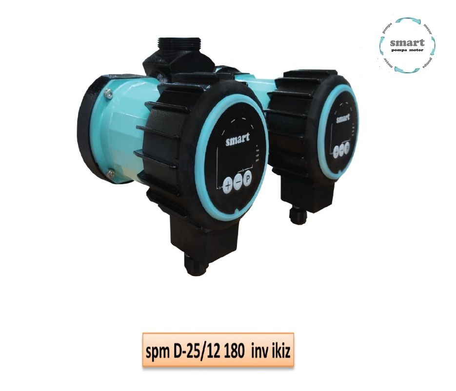 SMART SPM d- 25/12 180 inv ikiz  FREKANS KONTROLLÜ DİŞLİ ECO DESIGN SİRKÜLASYON POMPASI - 25(1'') BAĞLANTI ÇAPI - 180W GÜÇ