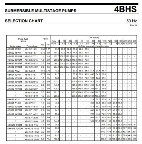 Ebara 4BHS4 36/30   4Hp 380V   4'' Komple Paslanmaz Derinkuyu Dalgıç Pompa (Motor+Pompa)