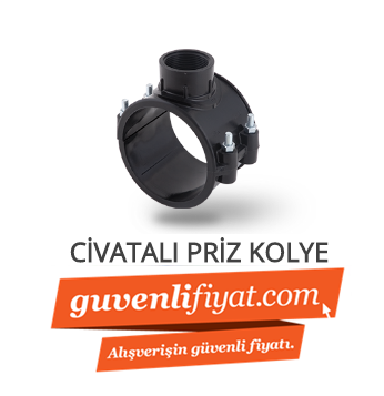 32 x 3/4'' CİVATALI PVC PRİZ KOLYE