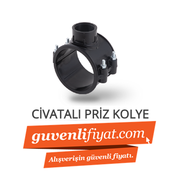 32 x 1/2'' CİVATALI PVC PRİZ KOLYE