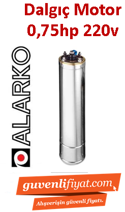 ALARKO 0.75HP 220V TEK DALGIÇ MOTOR