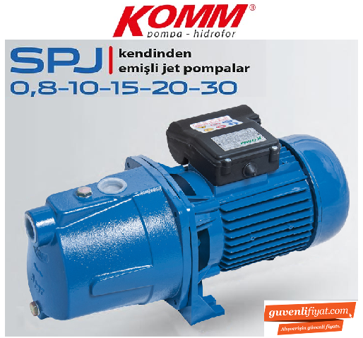 STAR SPJ 15 T 1.5 HP 380V KENDİNDEN EMİŞLİ JET POMPA