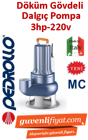 PEDROLLO MCM 30/50 220V 3HP Döküm Gövdeli Foseptik Dalgıç Pompa