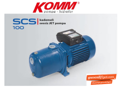 STAR SCS 100 M 1.HP 220V KADEMELİ SESSİZ JET POMPA