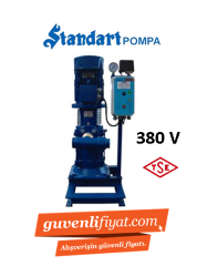 STANDART TH 1xSKM-V 32/3 5.5 HP 380V TEK POMPALI DÜŞEY MİLLİ HİDROFOR