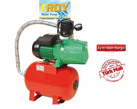 TROY HMJ H 15 C 220V 1.5 HP YATIK TANKLI PAKET HİDROFOR ( 5 KAT 5 DAİRE)