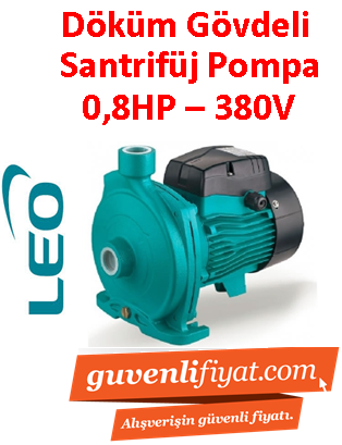 LEO AC60 0.8HP 380v Döküm Gövdeli Santrifüj Pompa