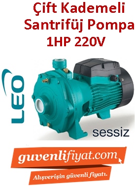 LEO 2ACM75 1hp 220v Çift Kademeli Santrifüj Pompa