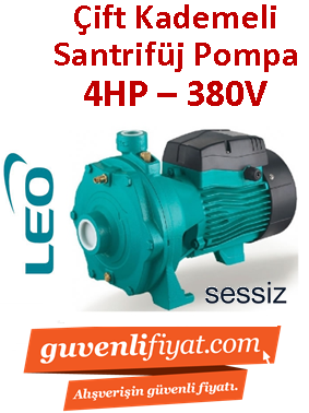 LEO 2AC300 H 4hp 380v Çift Kademeli Santrifüj Pompa