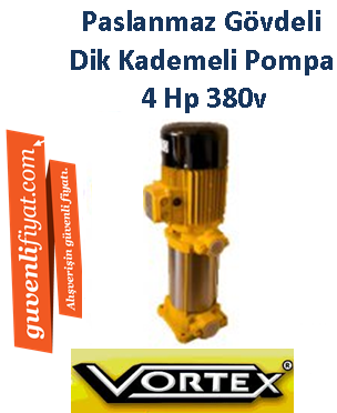 VORTEX VKP VD 9-80 T 380v 4Hp Dik Kademeli Pompa