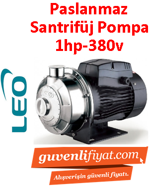 LEO AMS 70/0.75 1HP 380v Paslanmaz Çelik Santrifüj Pompa