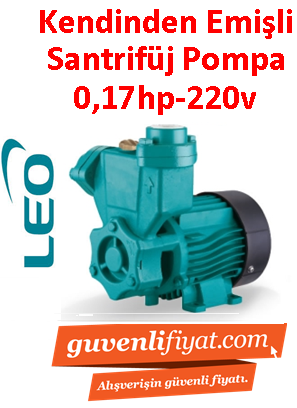 LEO LKSm126 0.17HP 220v Kendinden Emişli Preferikal Pompa