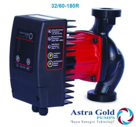 Astra Gold 32/60-180 R  Frekans Kontrollü Sabit Mıknatıslı Dişli Tip Sirkülasyon Pompası (2'' Bağlantı Çapı)