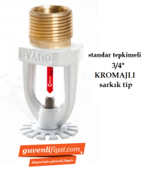 STANDART TEPKİMELİ 141 C 3/4'' KROMAJLI PENDENT (SARKIK) SPRİNK