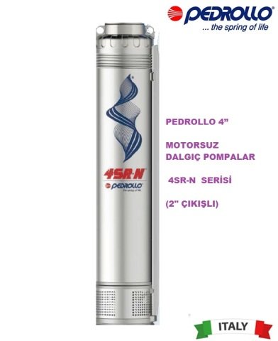 Pedrollo 4SR 15/29-N 7.5Hp 4\'\' Motorsuz Dalgıç Pompa (2\'\' Bağlantı Çapı)