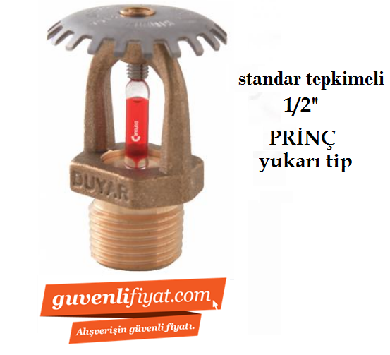 STANDART TEPKİMELİ 141 C 1/2'' PRİNÇ UPRİGHT YUKARI SPRİNK