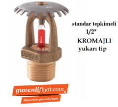 STANDART TEPKİMELİ 93 C 1/2'' KROMAJLI UPRİGHT YUKARI SPRİNK