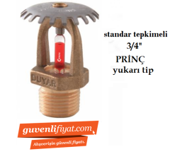 STANDART TEPKİMELİ 93 C 3/4'' PRİNÇ UPRİGHT YUKARI SPRİNK