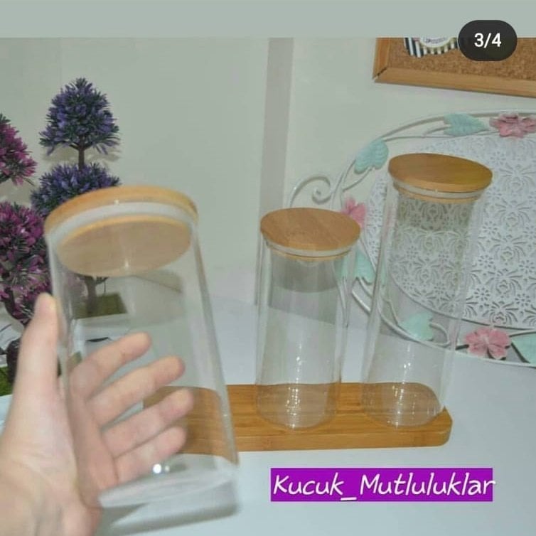 3 LÜ BAMBU SAKLAMA KABI