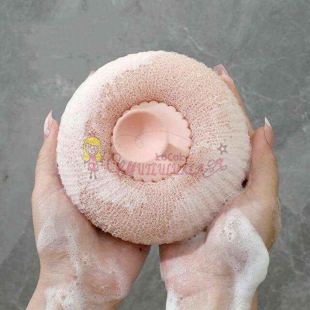 Duş banyo topu yumuşak SPA vantuz masaj fırçası