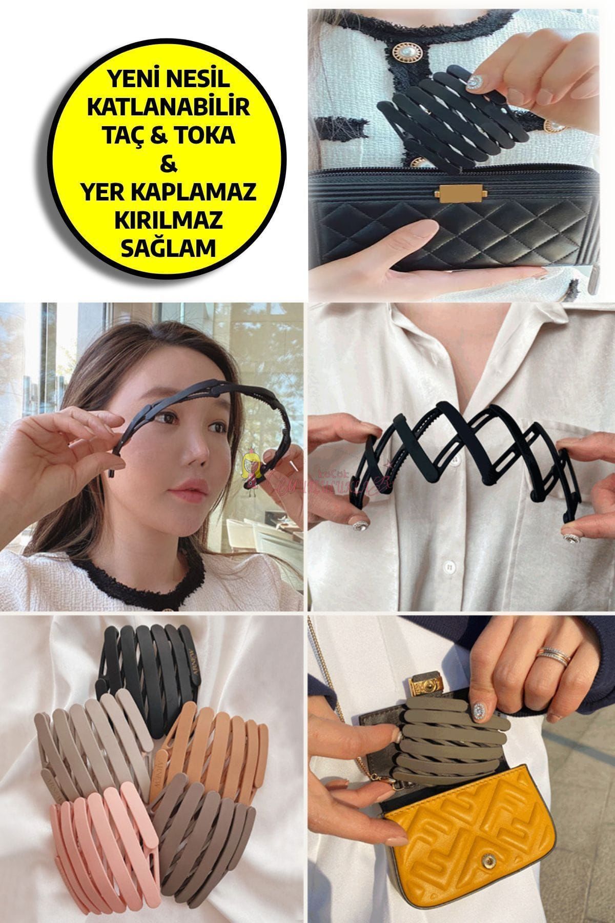Katlanabilir Taç Toka