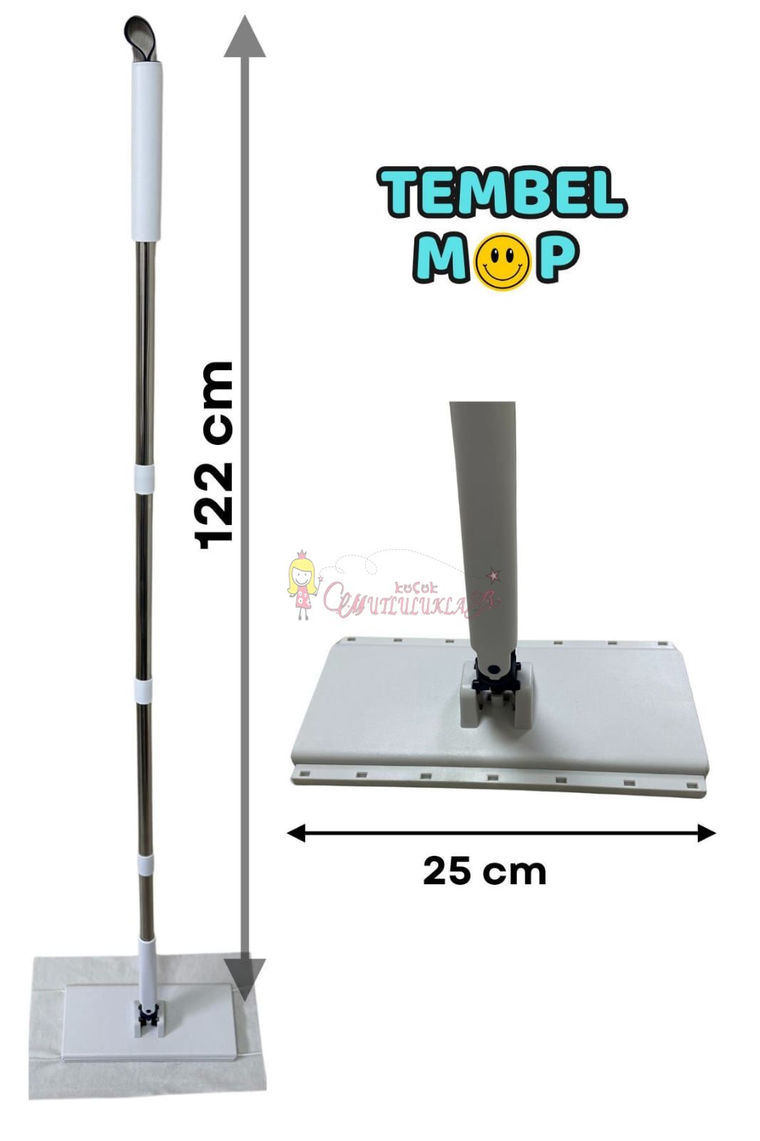 Kıskaçlı Mop Click Mop Tembel Mop Tüm Bezlerle Uyumlu