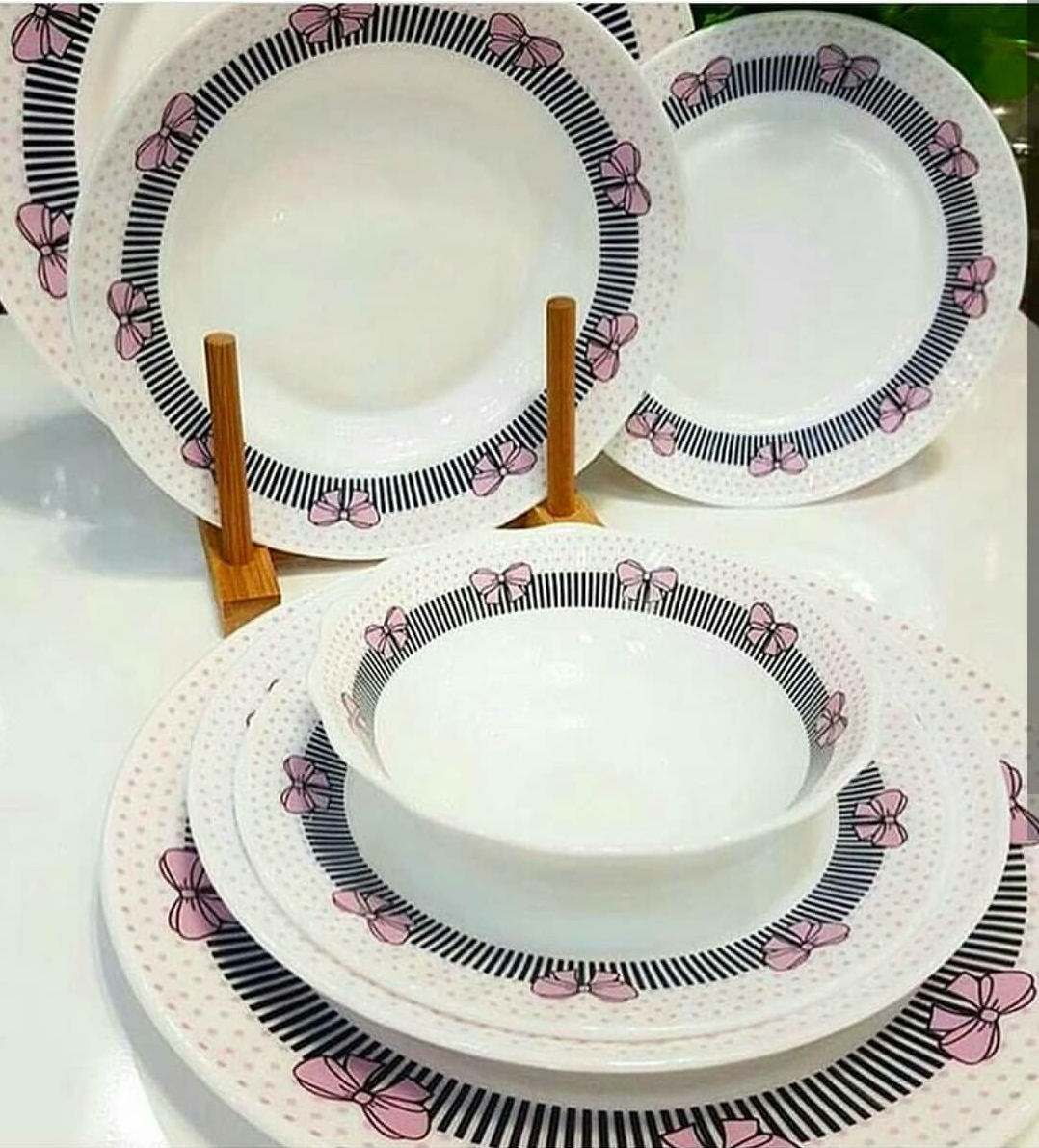 OPAL FİYONK DESENLİ 24 PARÇA YEMEK TAKIMI