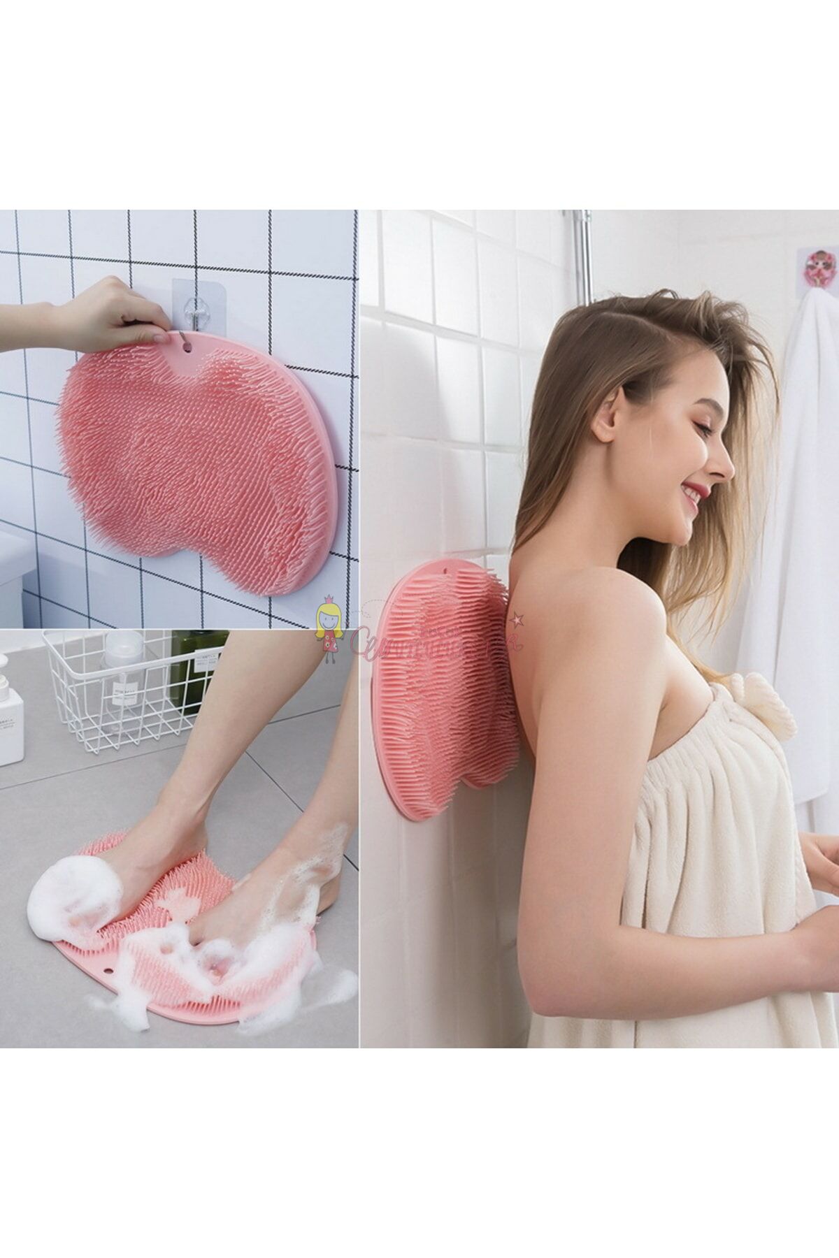 Esnek Yumuşak Banyo El Ayak Vücut Plastik Duş Matı Plastik Banyo Matı