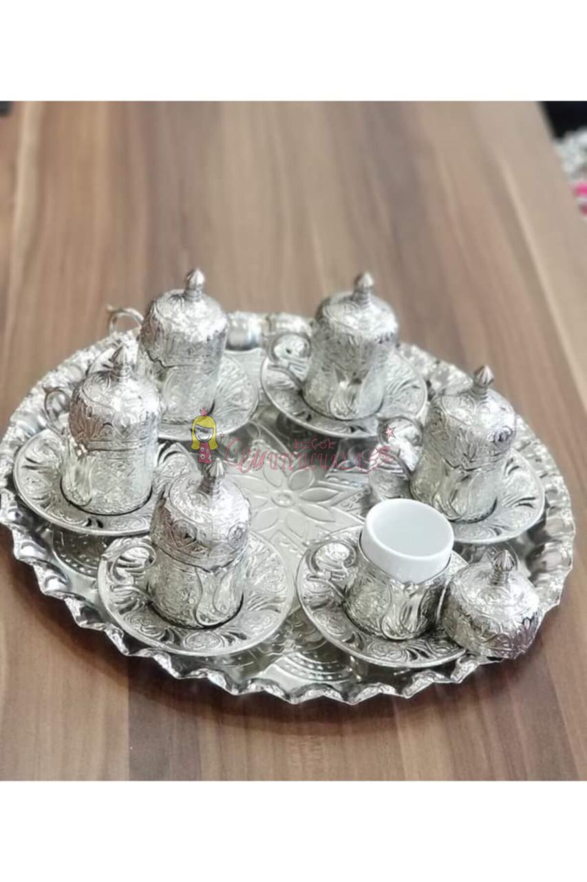 6 KİŞİLİK OSMANLI KAHVE TAKIMI