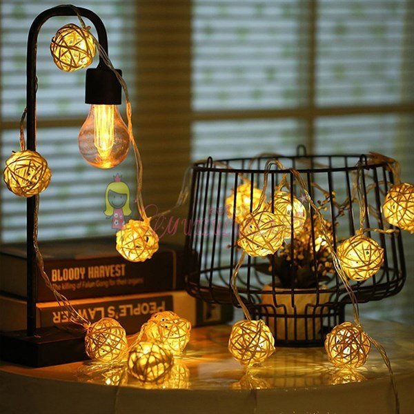 Rattan Model Süs Led Şerit Aydınlatma (10'lu)