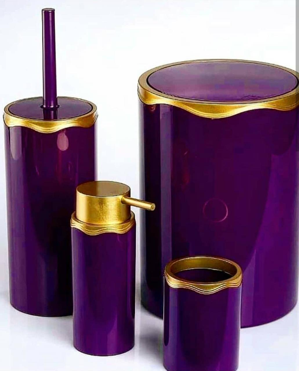 GOLD DETAY AKRİLİK BANYO SET