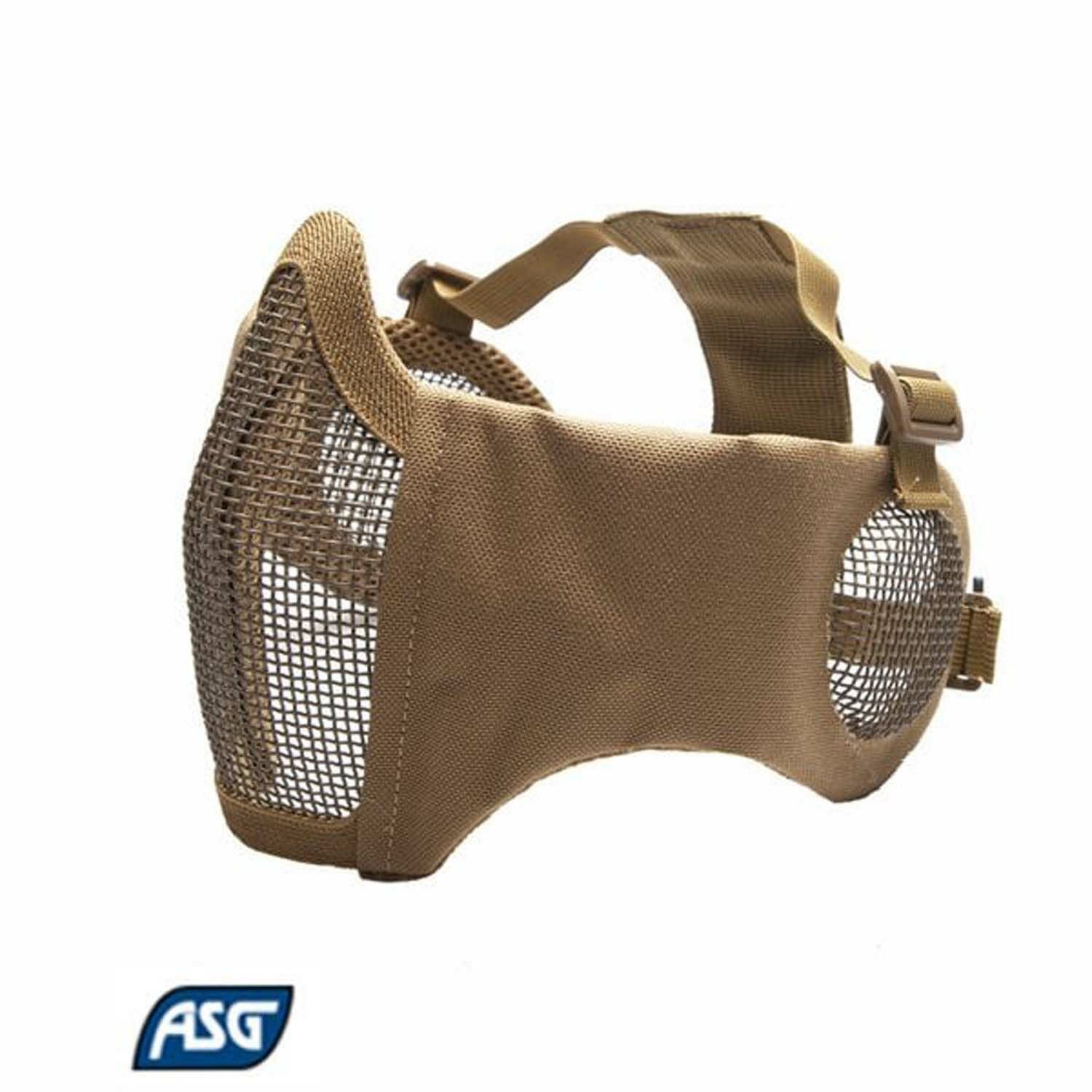 ASG Airsoft Maske Kulak ve Ağız Korumalı Tan