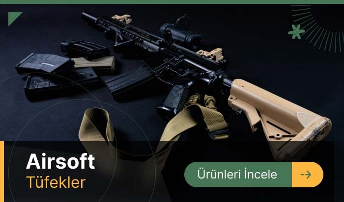 Airsoft tüfek fiyatları 2024 yılında yine Kampseti’nde en ucuza.
