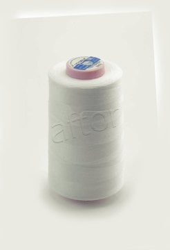dikiş ip,ipi, ipliği ekru kesik elyaf polyester (5000 mt)