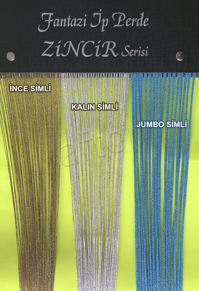 ip perde jumbo zincir - simli