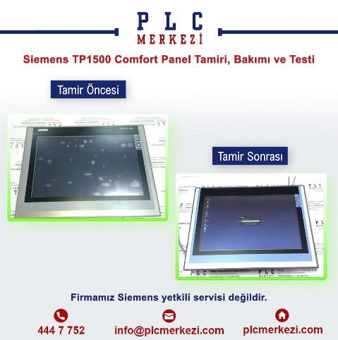 6AV2124-0QC13-0AX0 TP1500 TAMİRİ , 6AV2 124-0QC13-0AX0 TP 1500 Tamiri
