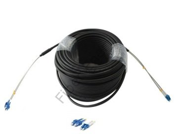 Breakout Zırhlı SC-LC SM Fiber Optik Patch Cord Kablo 60MT
